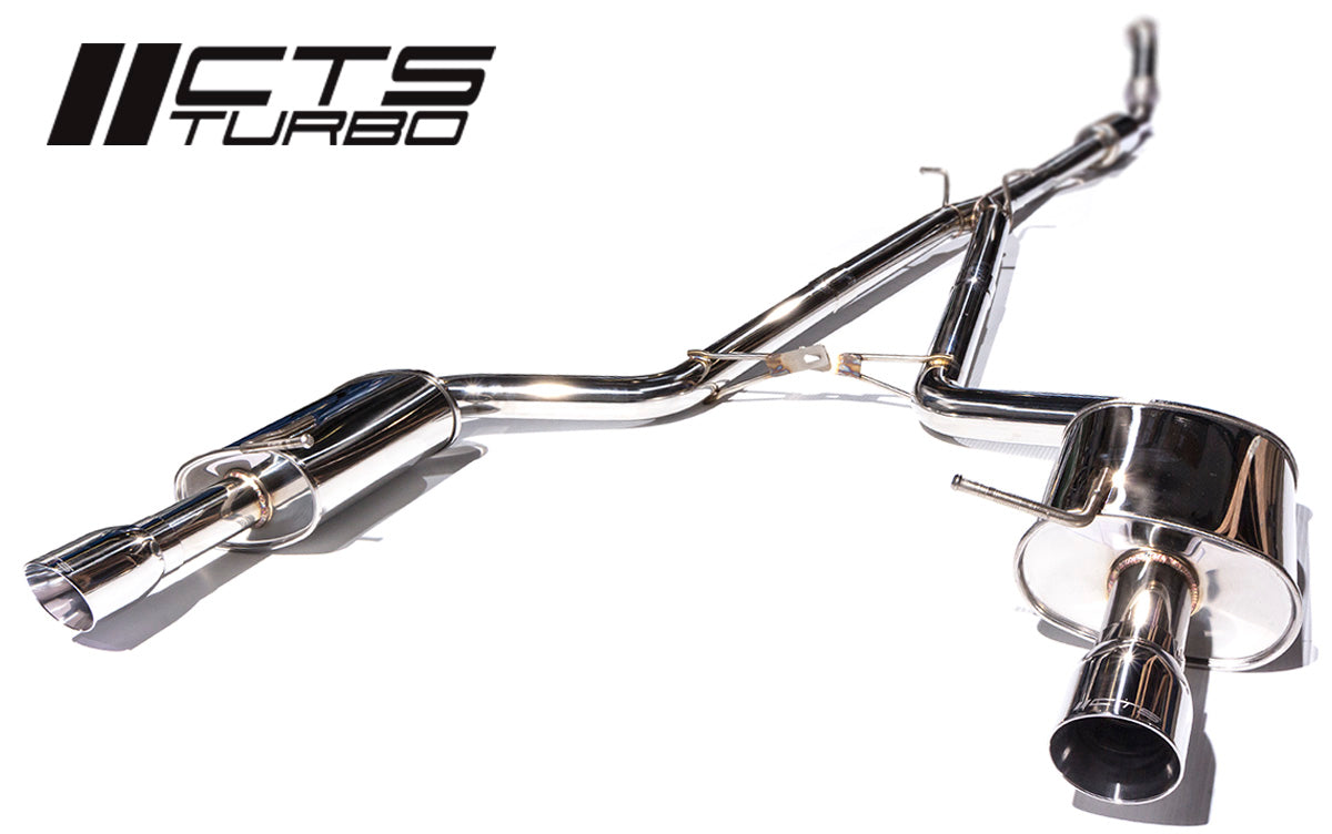 CTS Turbo B7 A4 2.0T CATBACK (manual transmission only)